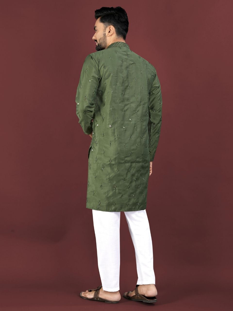 Kurta "Sharuk" - Vert olive