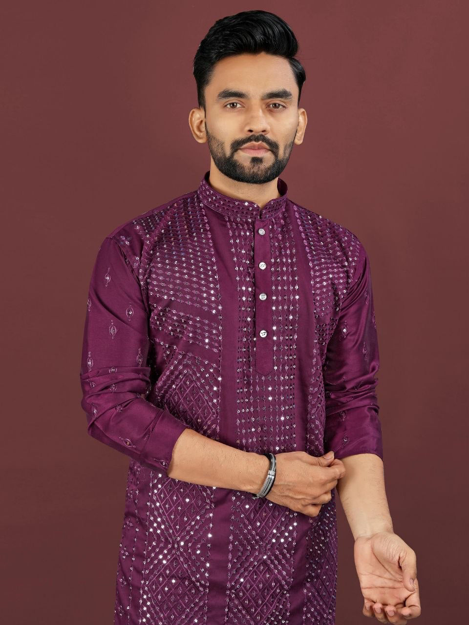 Kurta "Sharuk" - Prune