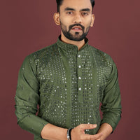 Kurta "Sharuk" - Vert olive