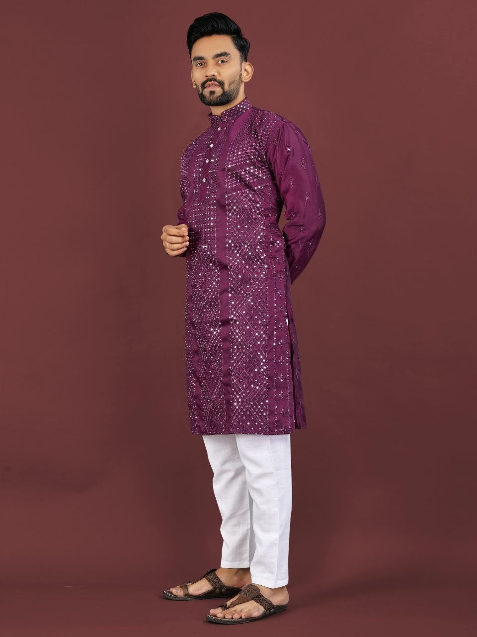 Kurta "Sharuk" - Prune