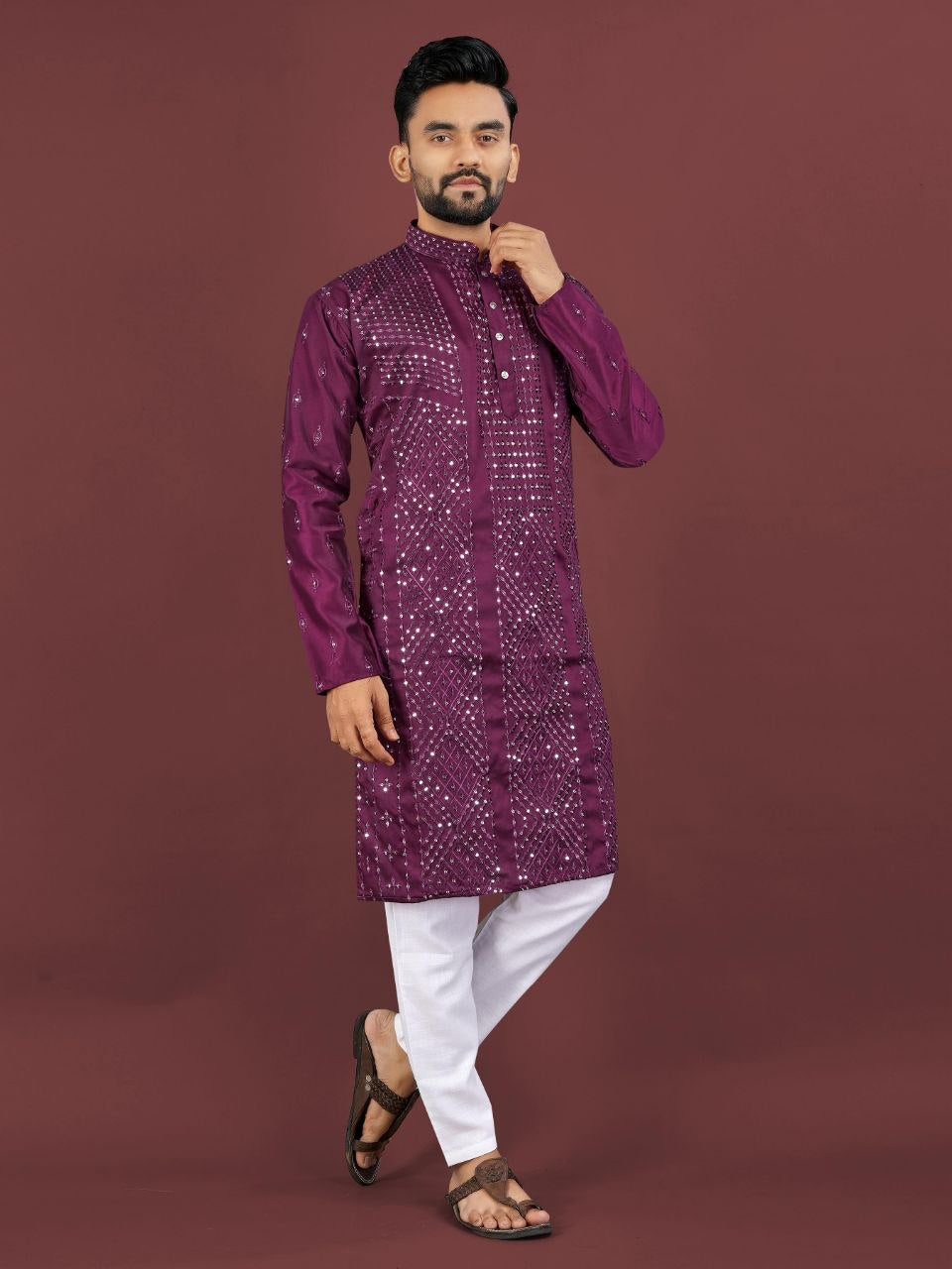 Kurta "Sharuk" - Prune