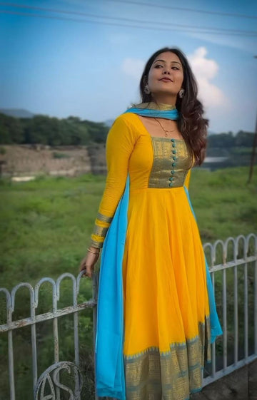 Anarkali Collection "Anika" - Jaune