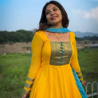 Anarkali Collection "Anika" - Jaune