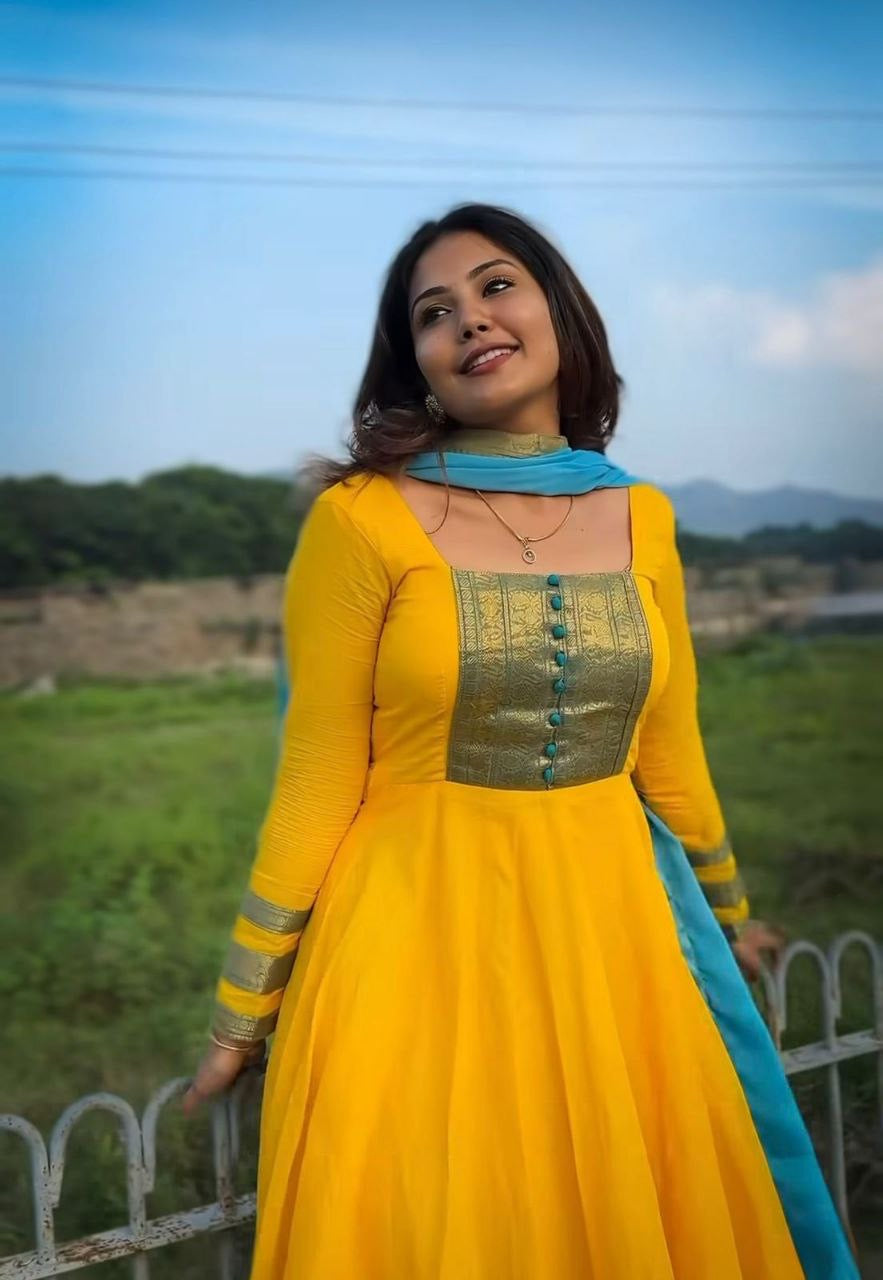 Anarkali Collection "Anika" - Jaune