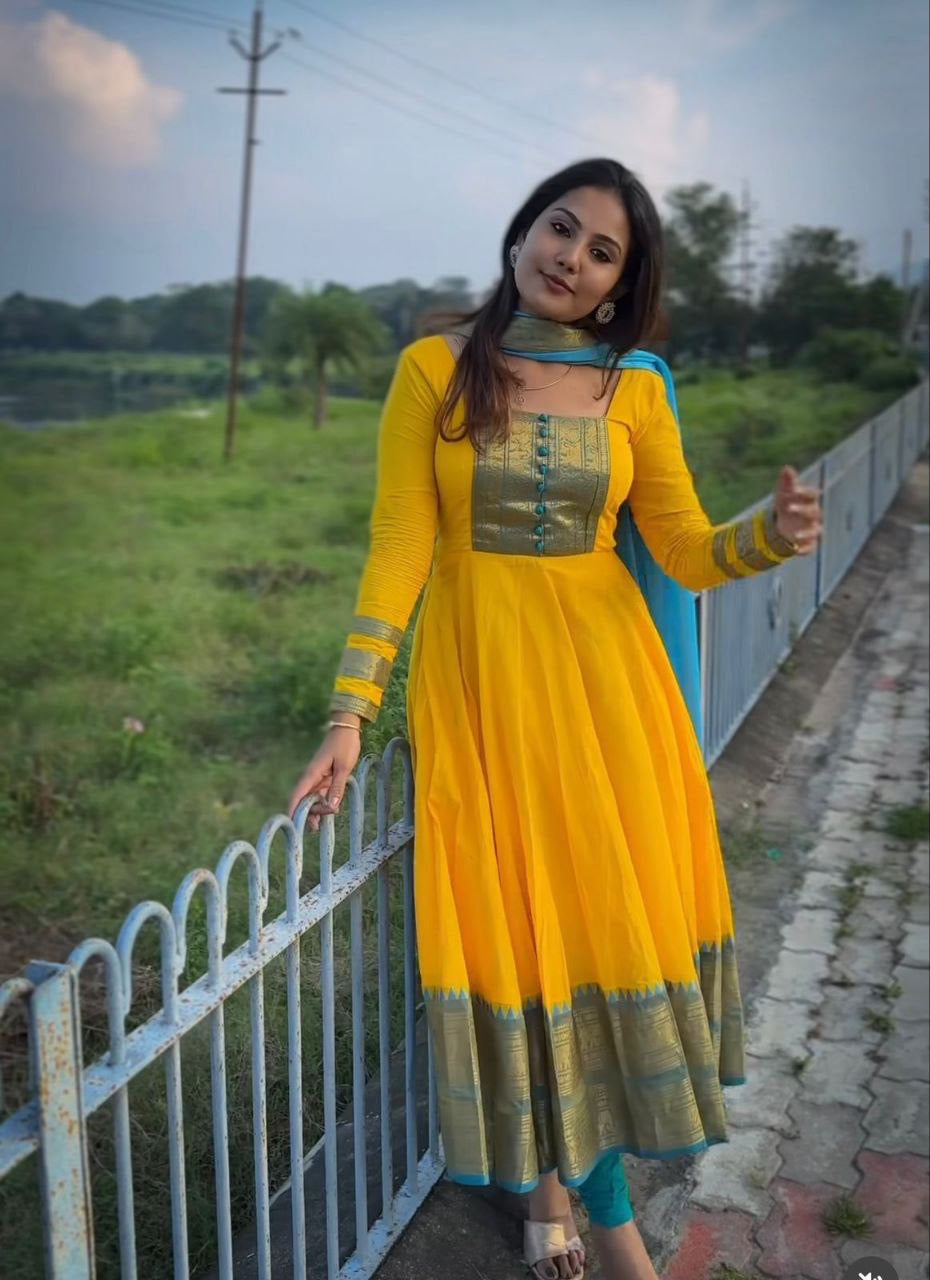 Anarkali Collection "Anika" - Jaune