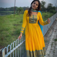 Anarkali Collection "Anika" - Jaune