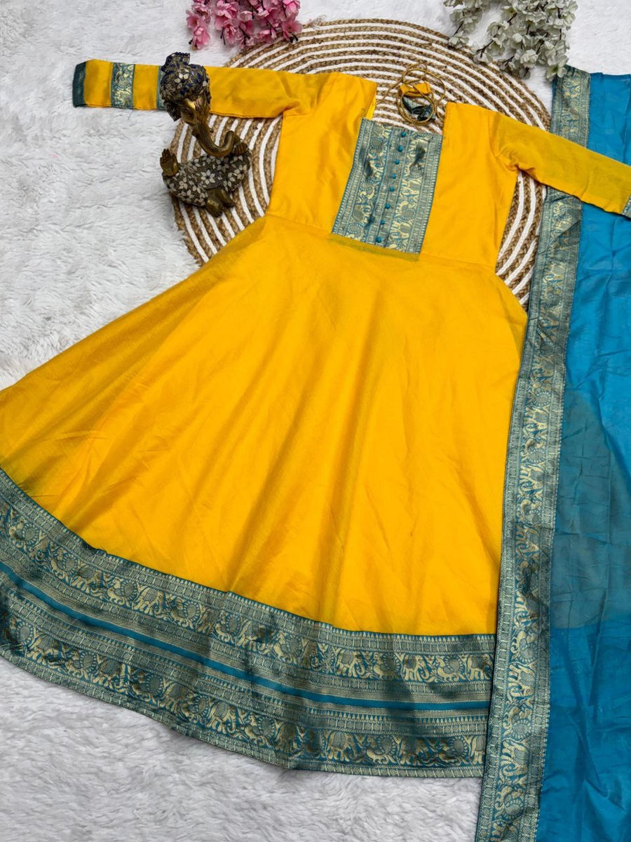 Anarkali Collection "Anika" - Jaune