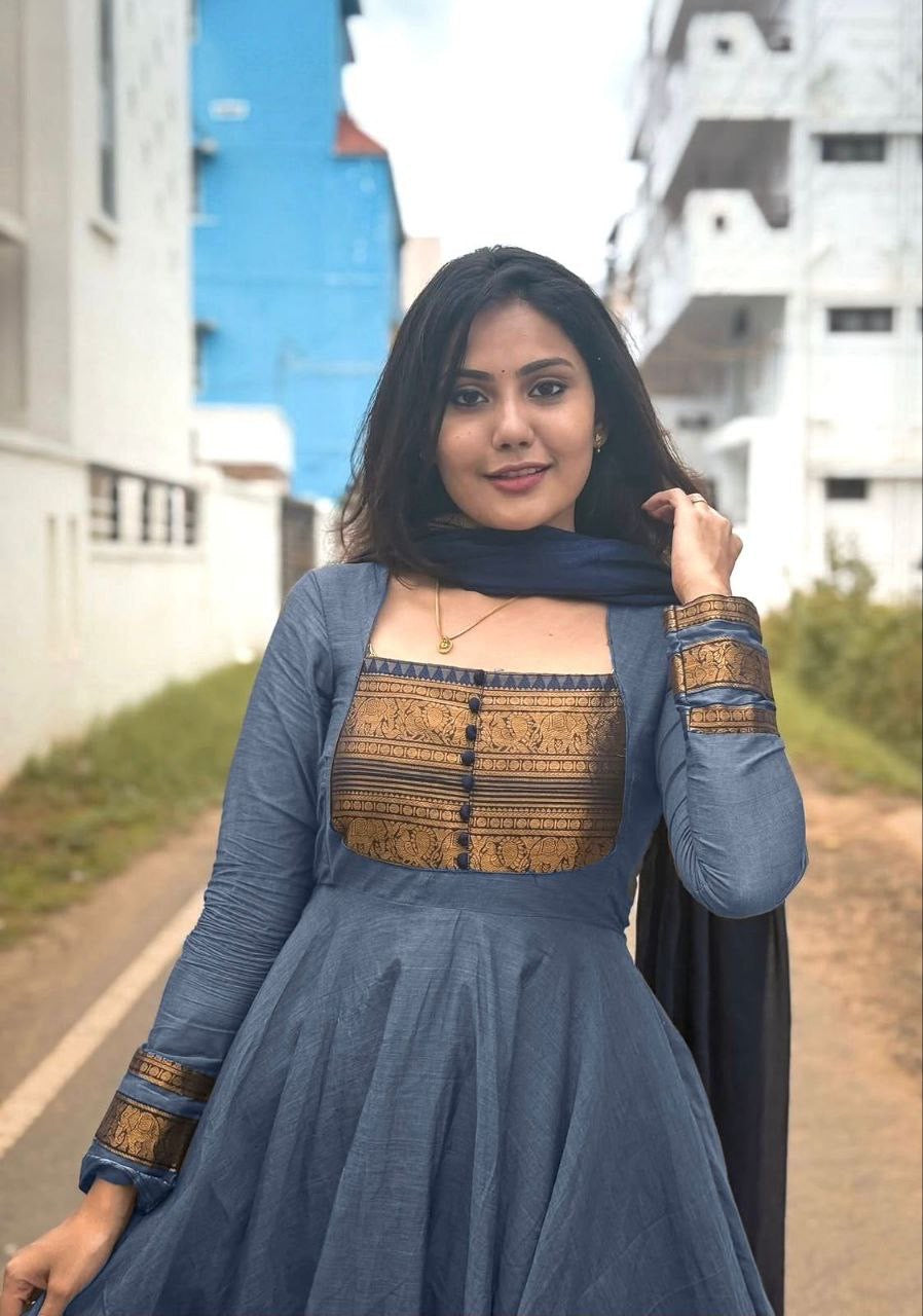 Anarkali Collection "Anika" - Gris