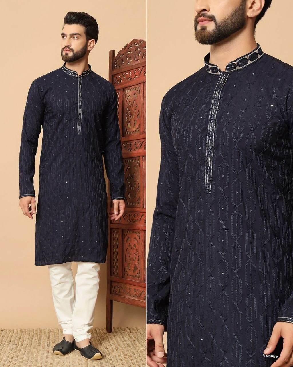 Kurta "Radja" - Bleu