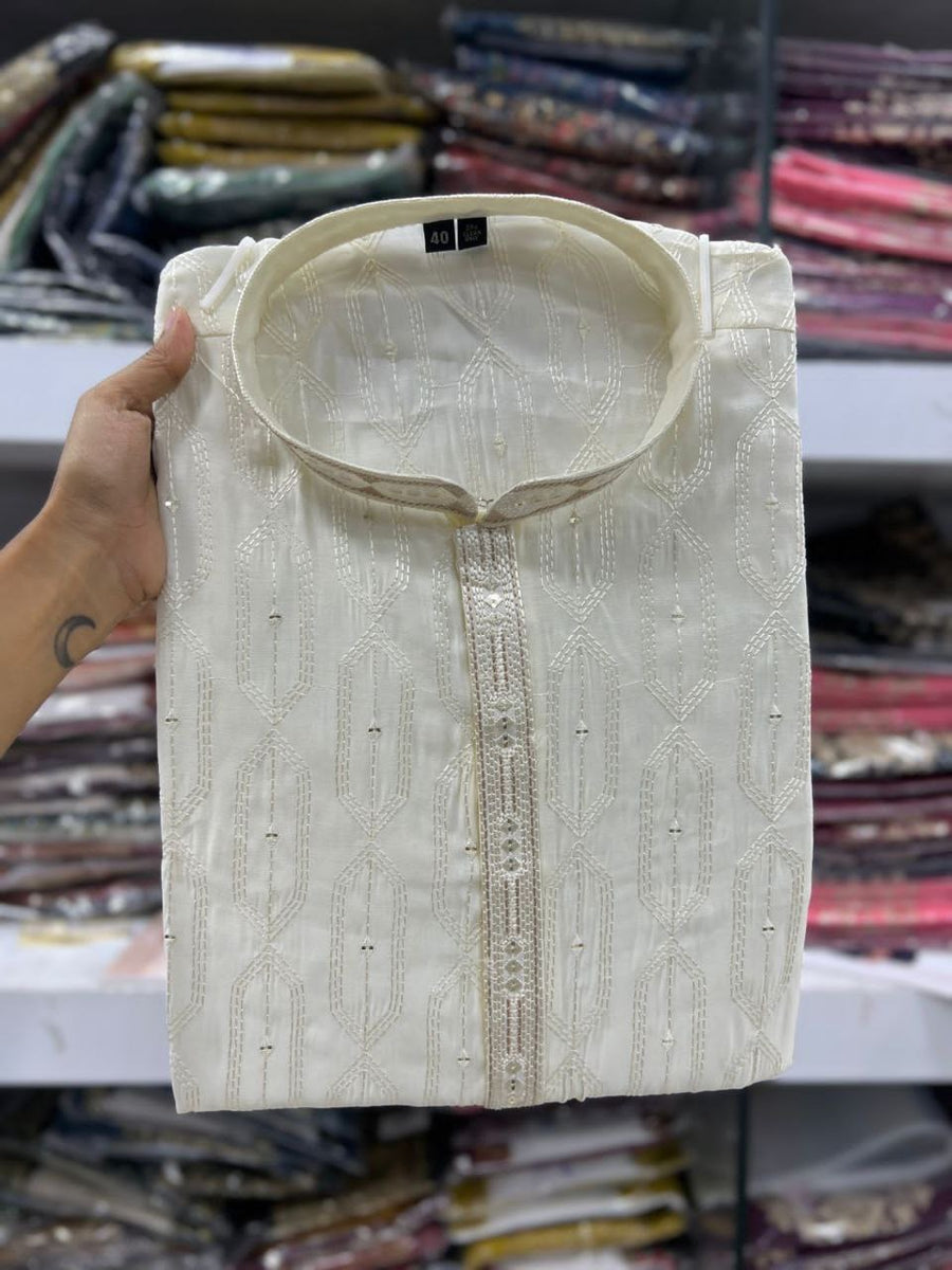 Kurta "Radja" - Blanc
