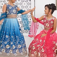 Lehenga Fille collection "Meera" - Rose