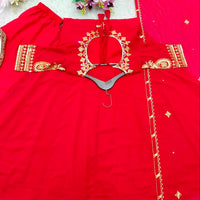 Anarkali/Robe Collection "Pragya" - Rouge