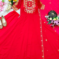 Anarkali/Robe Collection "Pragya" - Rouge