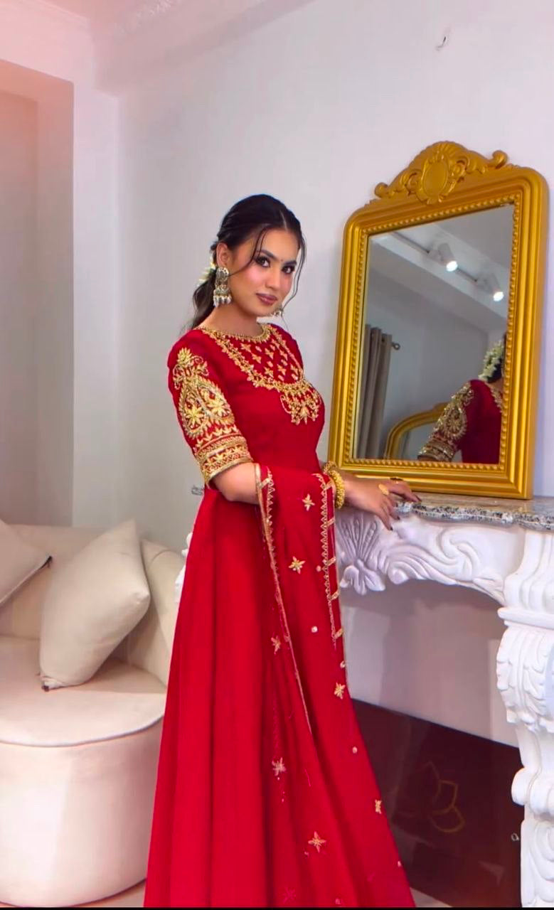 Anarkali/Robe Collection "Pragya" - Rouge