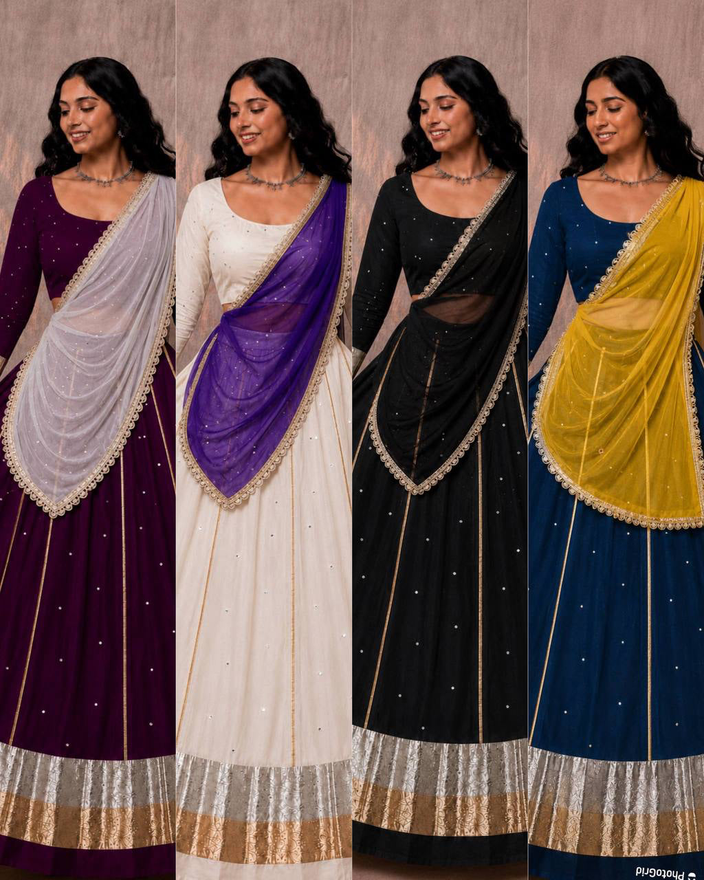 Lehenga Collection "Jumkhadi" - Noir