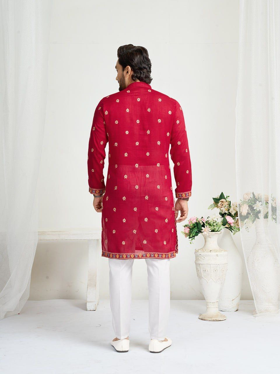 Kurta "Rama" - Rouge