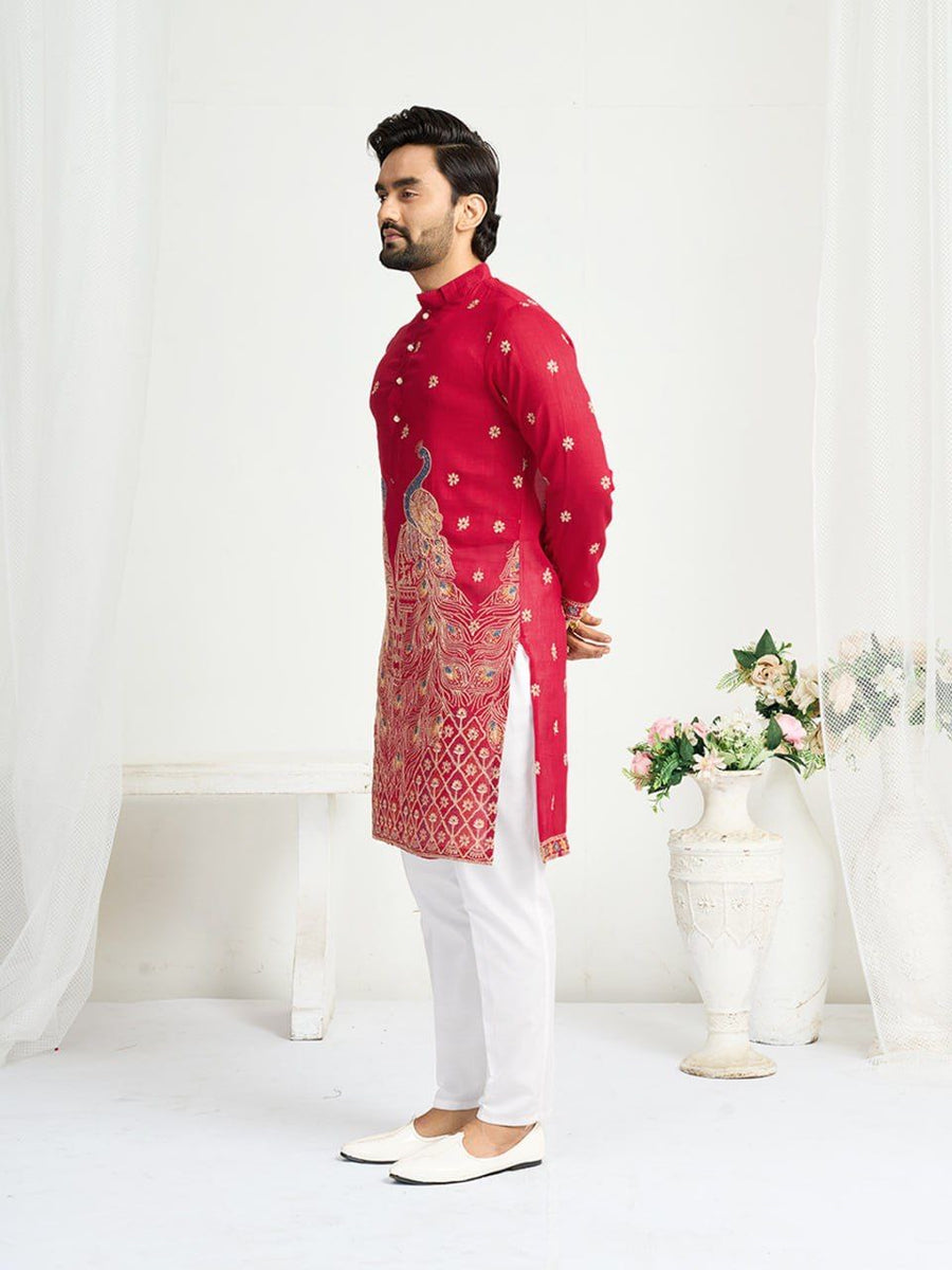 Kurta "Rama" - Rouge