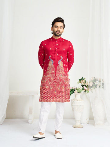 Kurta "Rama" - Rouge