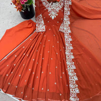 Anarkali Collection "Indrya" - Orange