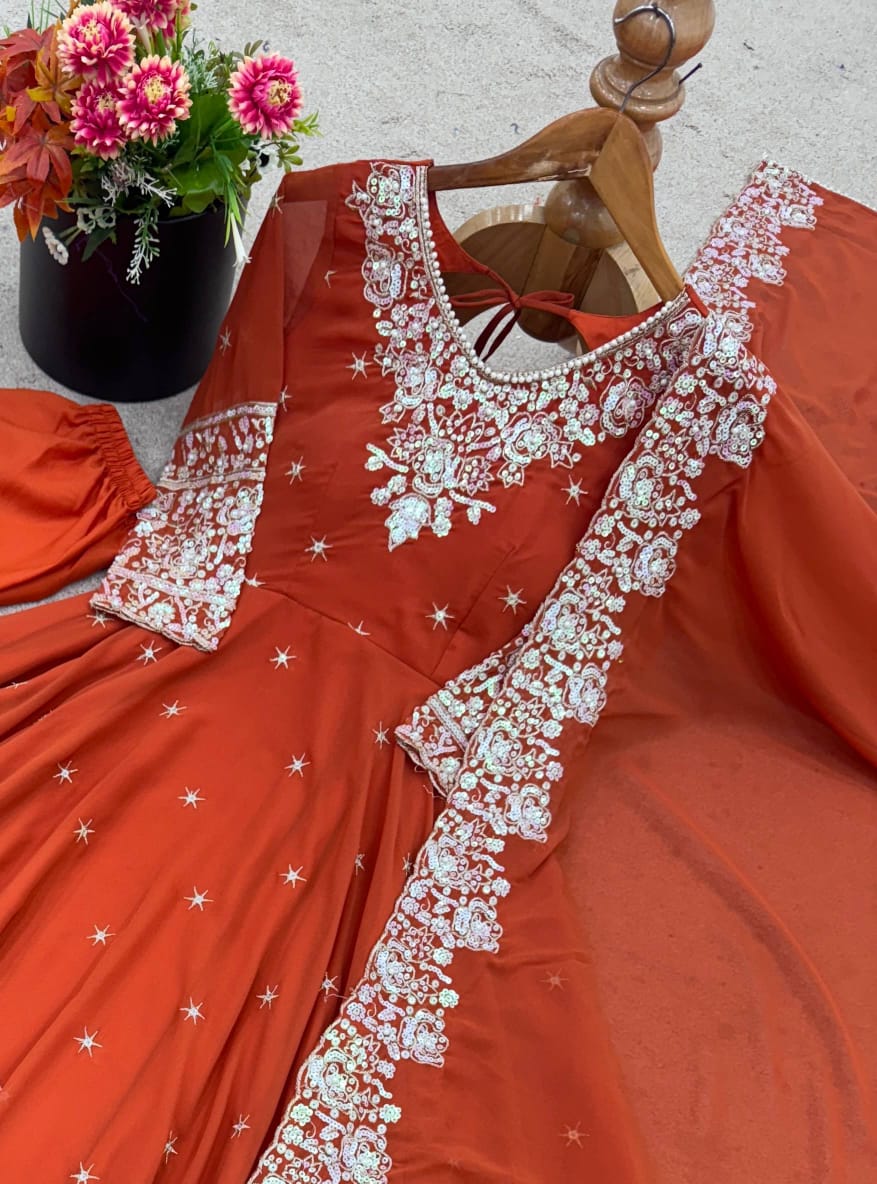 Anarkali Collection "Indrya" - Orange