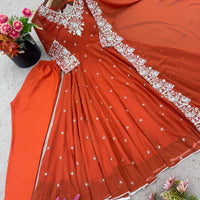 Anarkali Collection "Indrya" - Orange