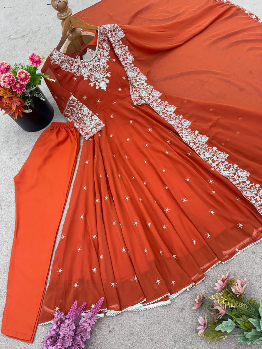 Anarkali Collection "Indrya" - Orange