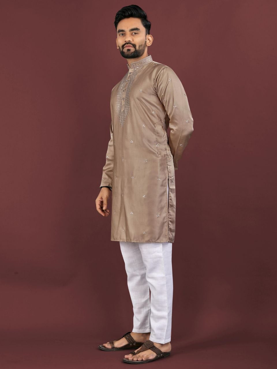 Kurta "Kumaran" - Taupe