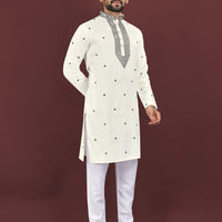 Kurta "Kumaran" - Blanc