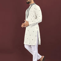 Kurta "Kumaran" - Blanc