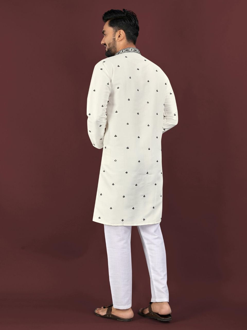 Kurta "Kumaran" - Blanc
