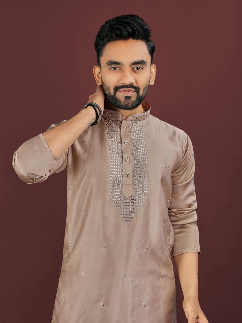 Kurta "Kumaran" - Taupe