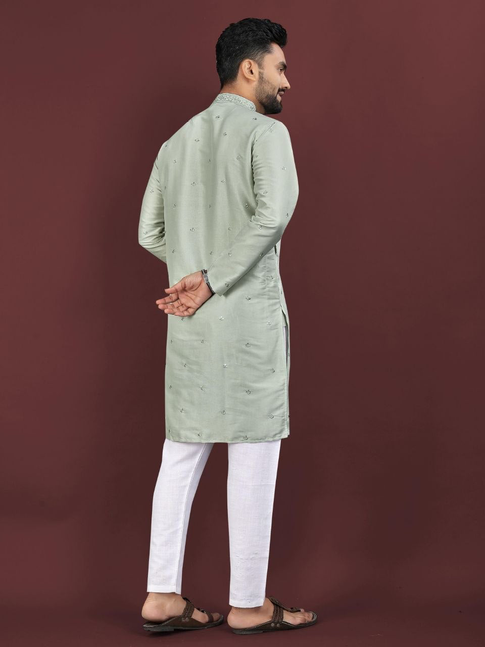 Kurta "Kumaran" - Vert d&