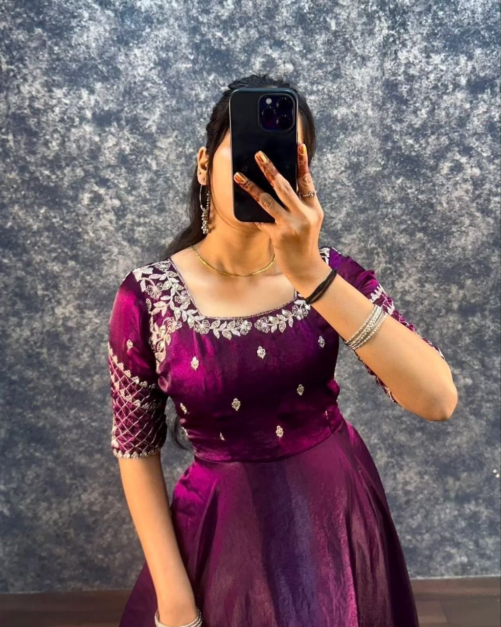 Anarkali  "Kalki" - Prune