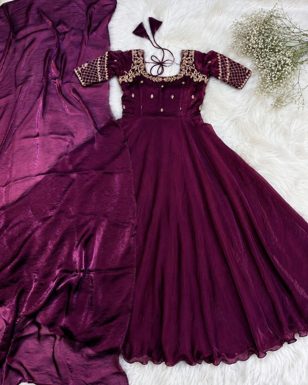 Anarkali  "Kalki" - Prune