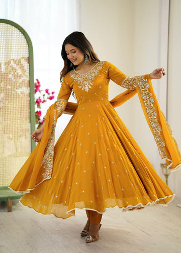 Anarkali Collection "Indrya" - Jaune
