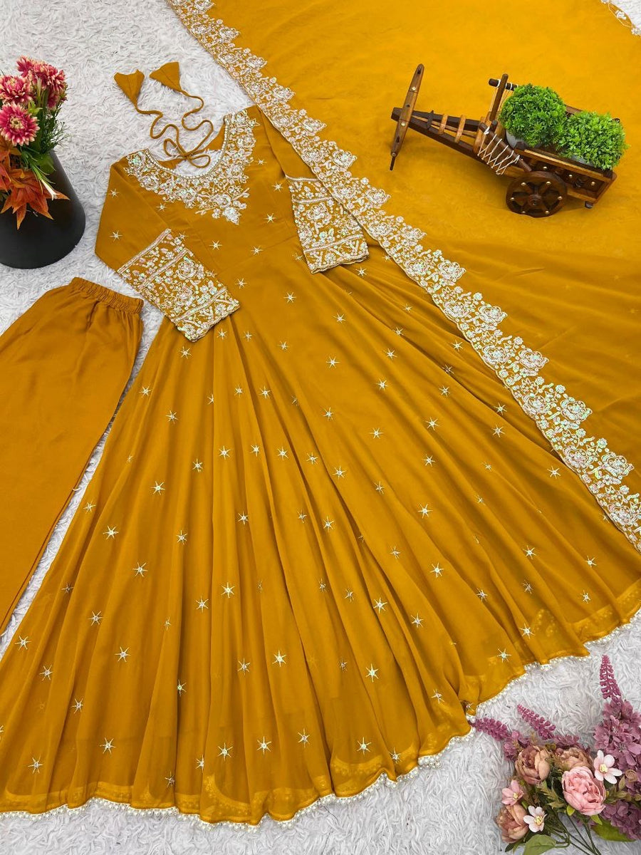 Anarkali Collection "Indrya" - Jaune