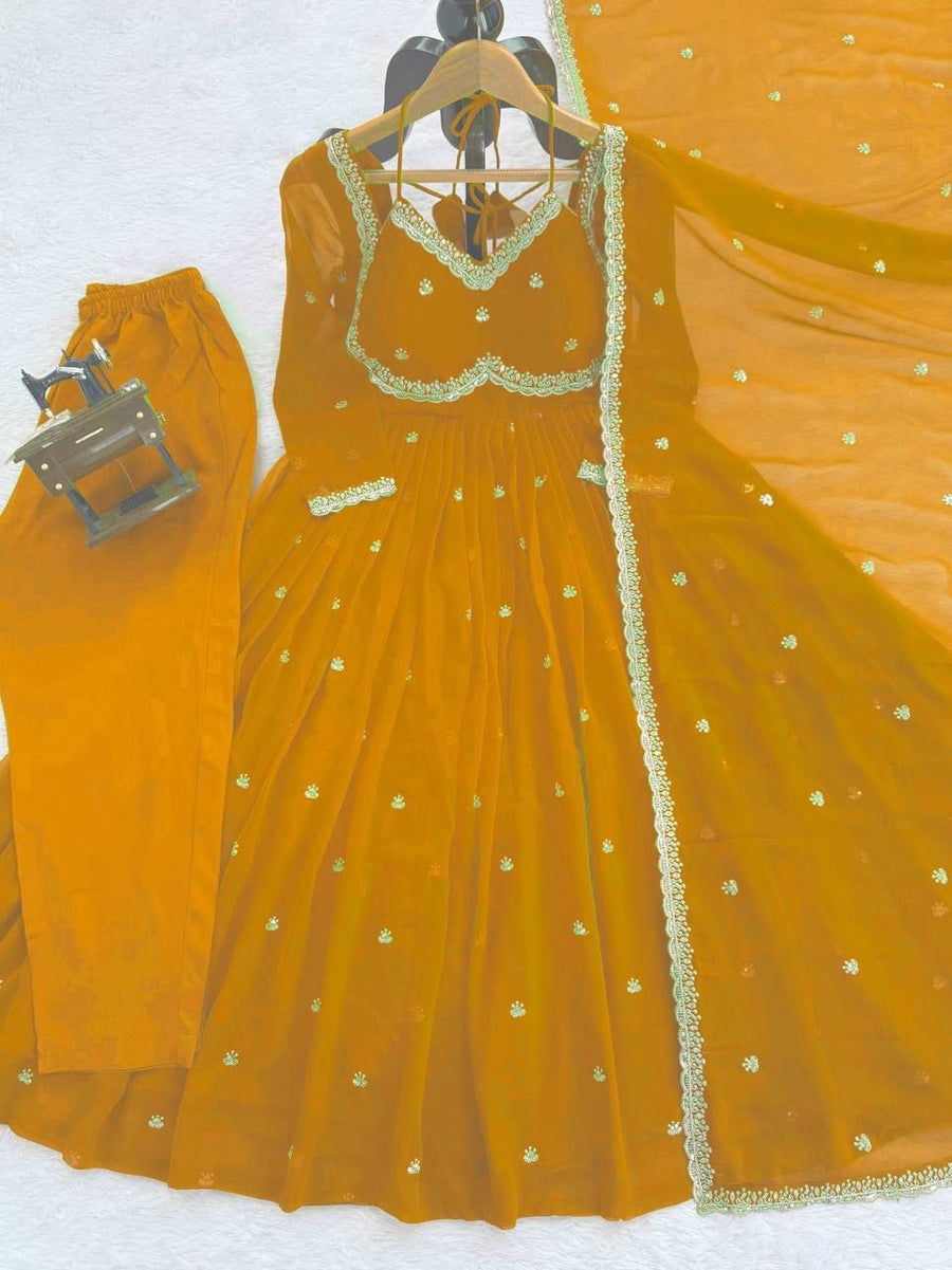 Anarkali Collection "Ladjily" - Jaune