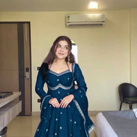 Anarkali Collection "Ladjily" - Bleu