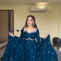 Anarkali Collection "Ladjily" - Bleu