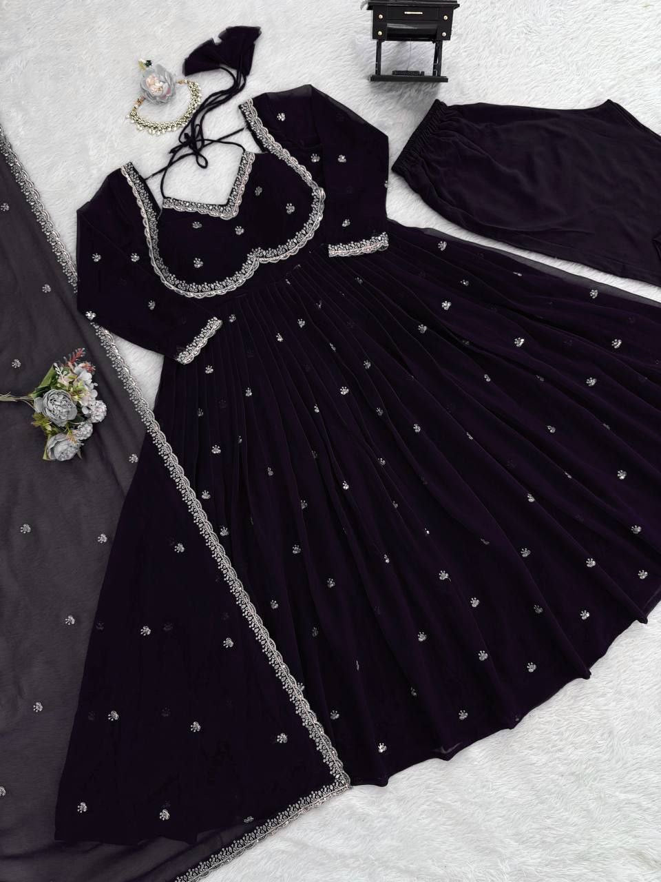 Anarkali Collection "Ladjily" - Noir