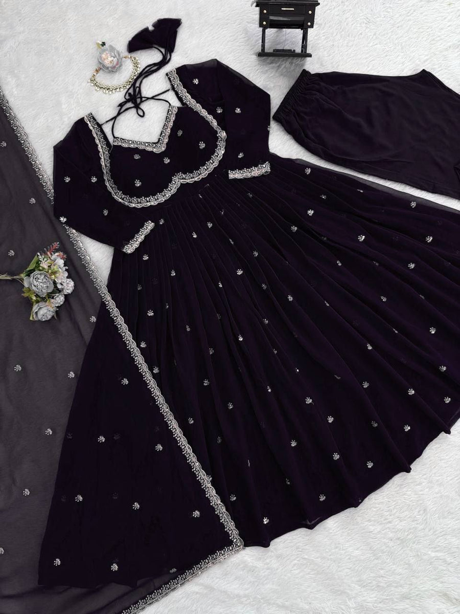 Anarkali Collection "Ladjily" - Noir