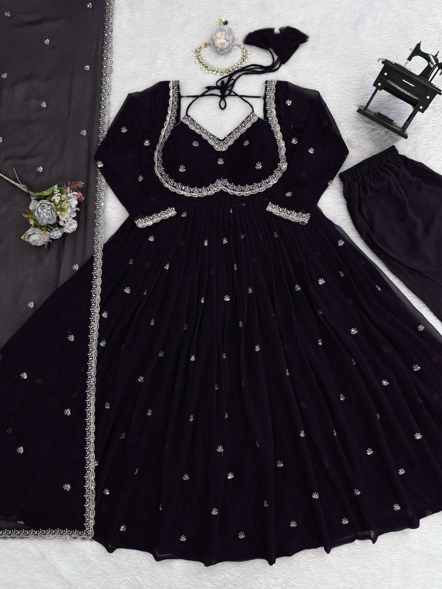 Anarkali Collection "Ladjily" - Noir