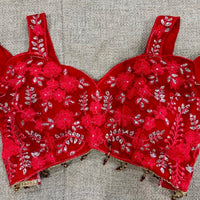 Lehenga collection "Sarodja" - Rouge Taille 38