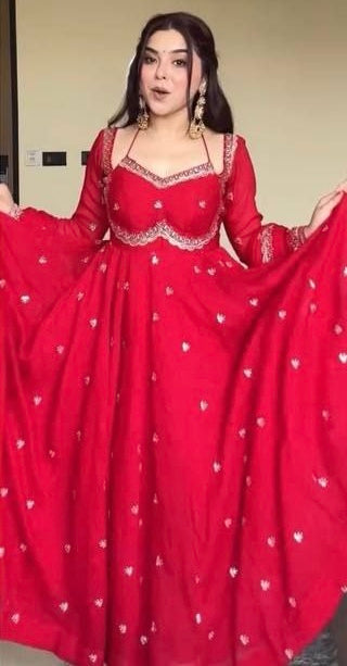 Anarkali Collection "Ladjily" - Rouge