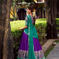 Lehenga « Krishika » - Violet