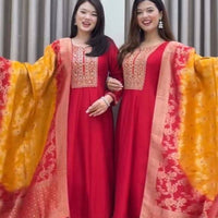 Anarkali/Robe Collection "Akshara 2 Anarkali" - Rouge