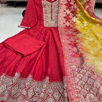 Anarkali/Robe Collection "Akshara 2 Anarkali" - Rouge