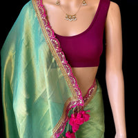 Sari "Shamila" - Vert