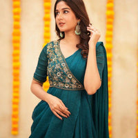 Anarkali Collection "Meenakari" - Bleu
