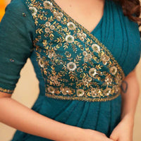 Anarkali Collection "Meenakari" - Bleu